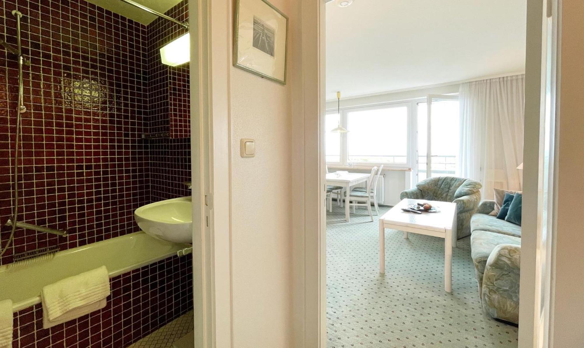 Ferienwohnung In Westerland Mit Meerblick Und Balkon ภายนอก รูปภาพ